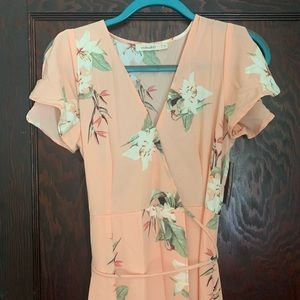 Pink Wrap Around Maxi